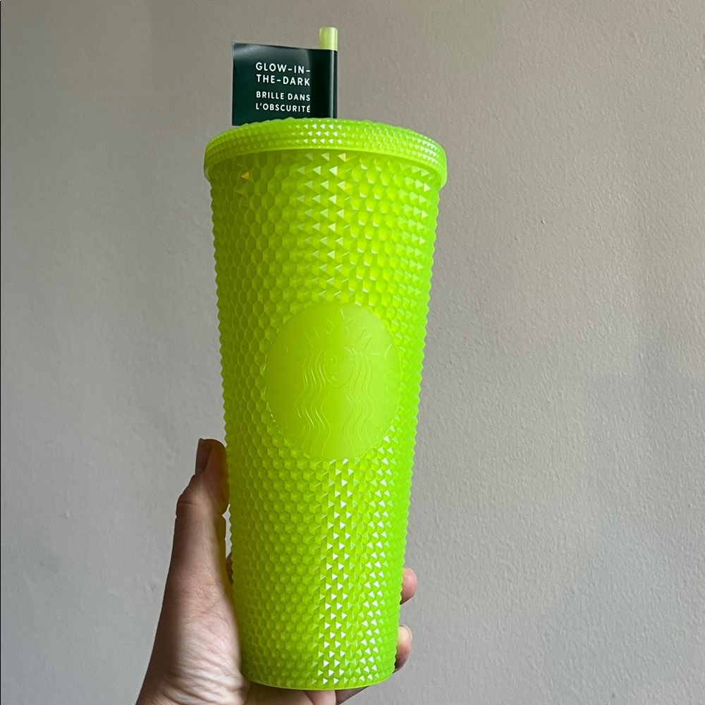 Starbucks Bright Green Textured Tumbler